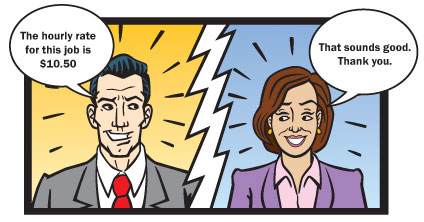 accepting the job offer