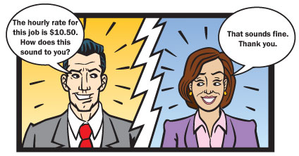 Accepting the job offer