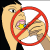 icon of do not eat