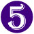 icon of number 5