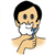 icon of man shaving face