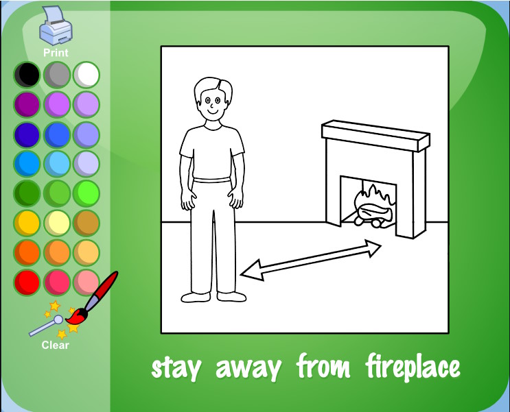 Stay Away From Fireplace